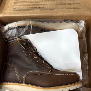 Carhartt Brown Leather Men's Boots